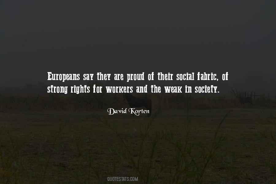 Fabric Of Society Quotes #337489