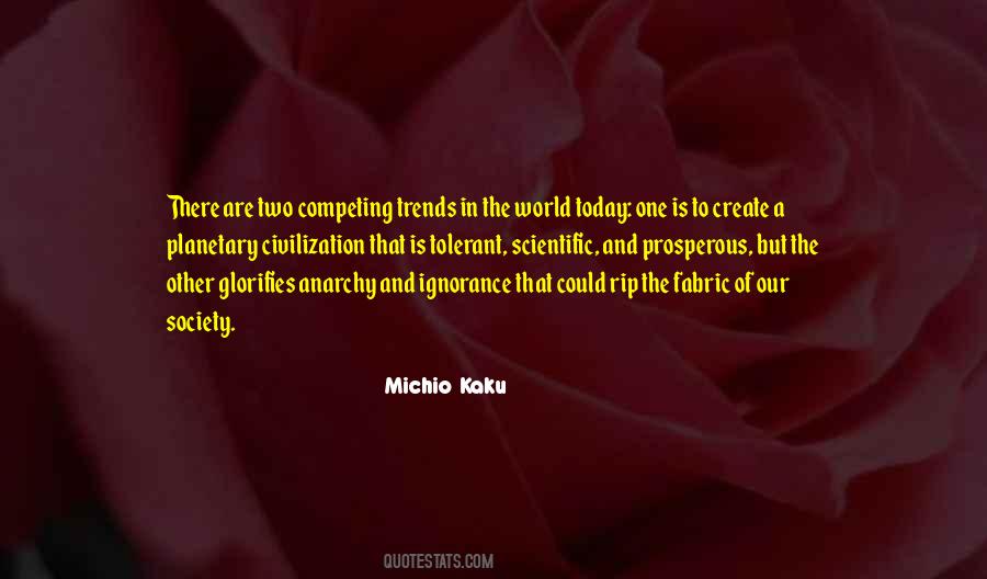 Fabric Of Society Quotes #513668