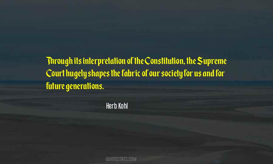 Fabric Of Society Quotes #864000