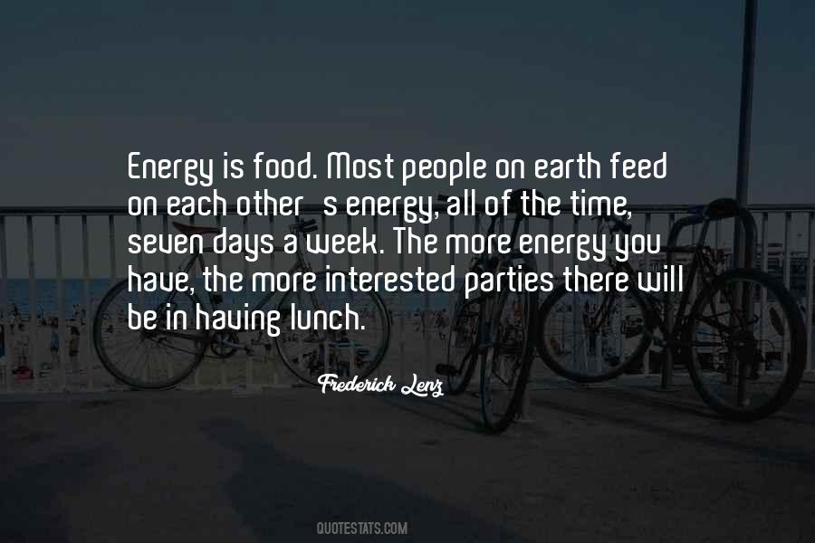 Quotes About People's Energy #546861