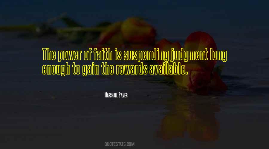 Power Of Faith Quotes #1346088