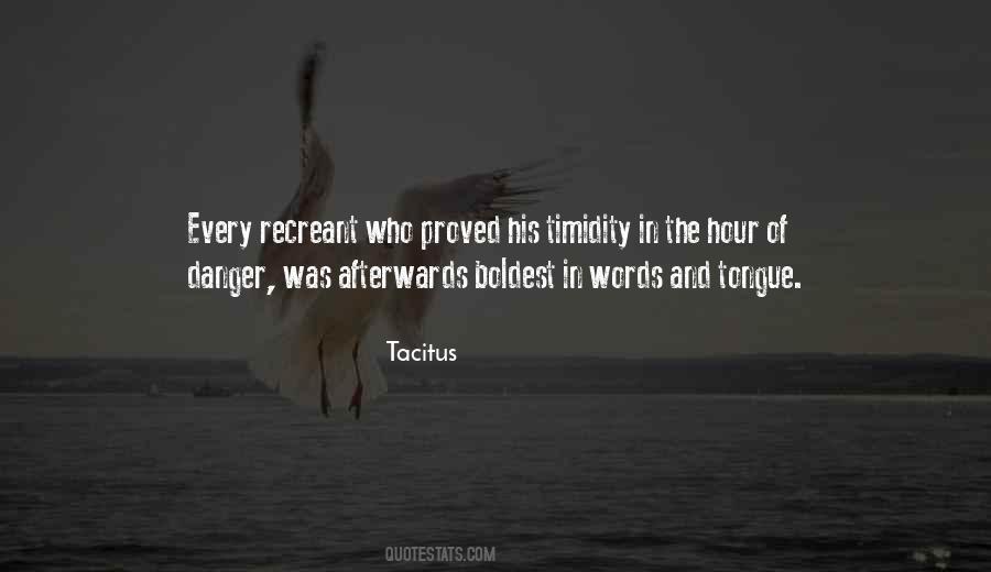 Quotes About Timidity #11524