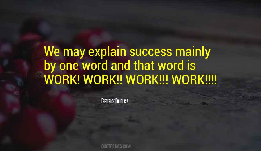 Quotes About Work And Success #83641