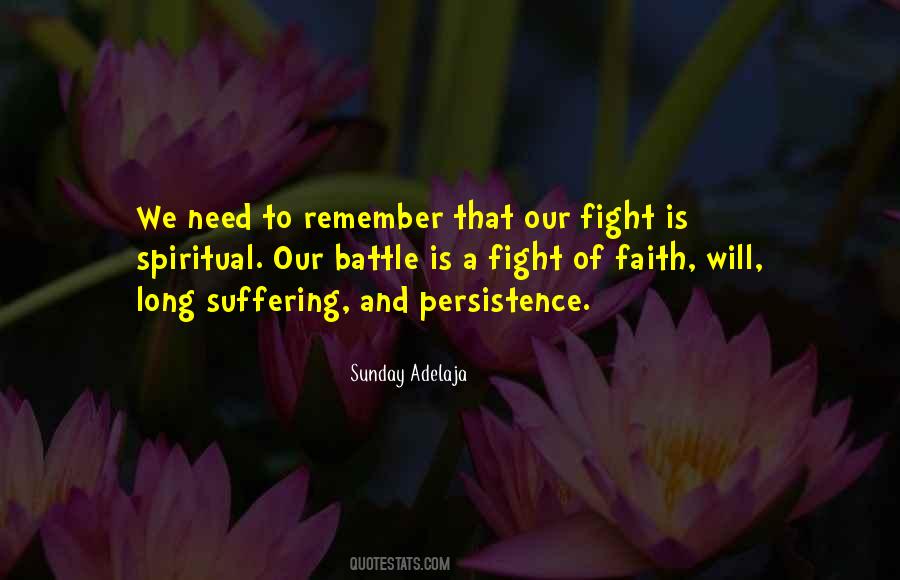 Fight Of Faith Quotes #84135