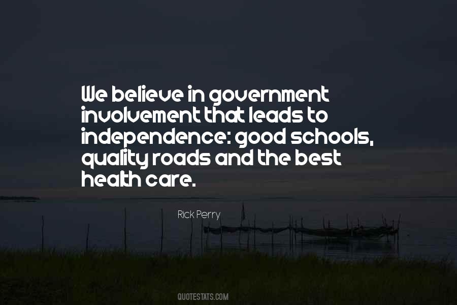 Quotes About Government Involvement #797271