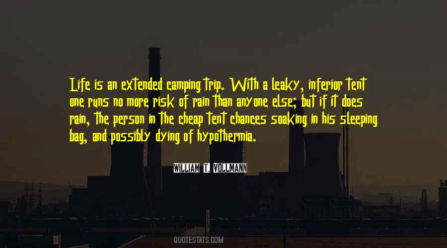 Quotes About Camping In The Rain #189645