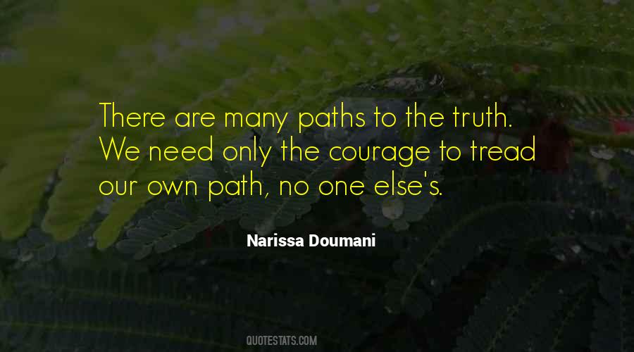 Quotes About Paths #1296155