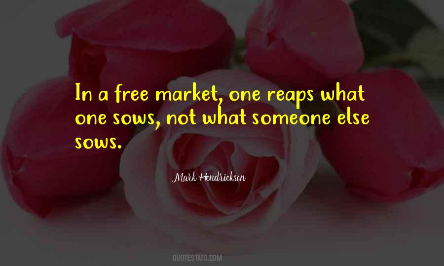 A Free Market Quotes #24964