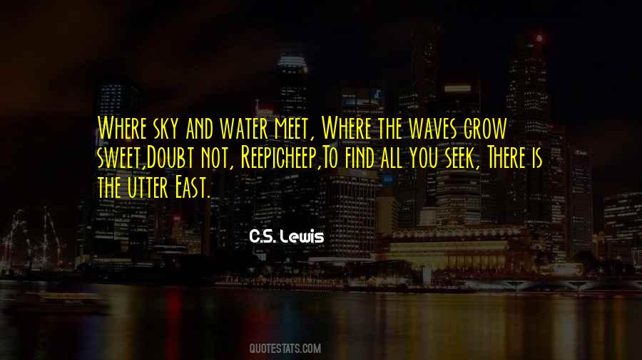 Quotes About Sky And Water #1836263