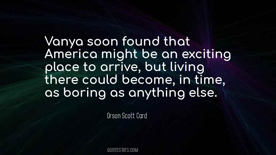 Quotes About Living In America #1063154