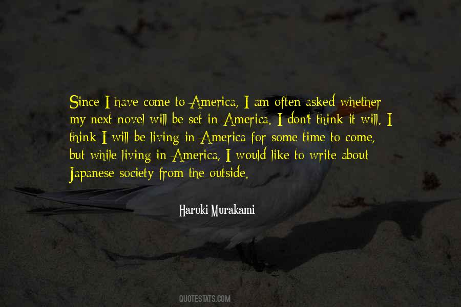 Quotes About Living In America #1837433