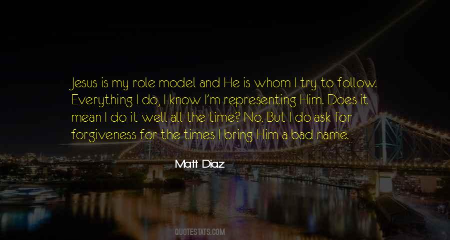 Quotes About My Role Model #1811946