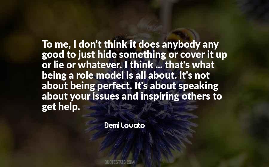Quotes About My Role Model #257777