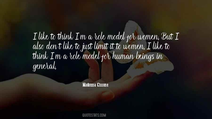 Quotes About My Role Model #279023