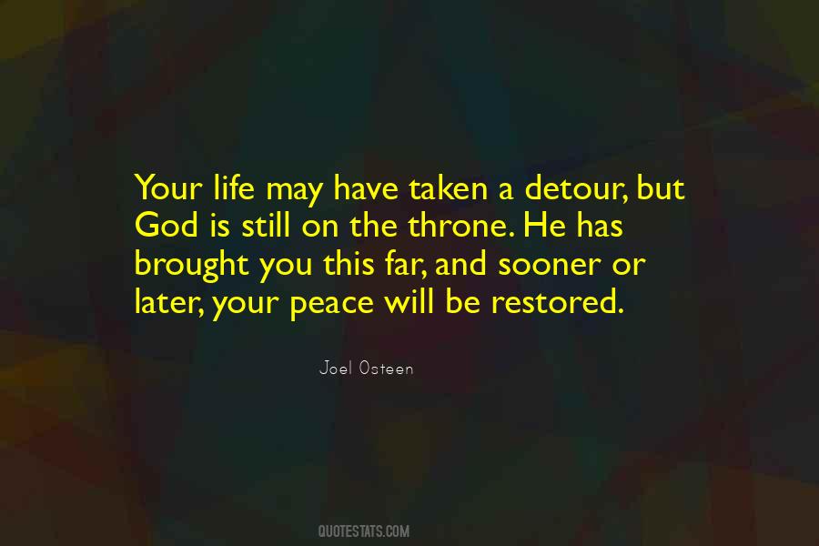 Quotes About Detours In Life #1600870