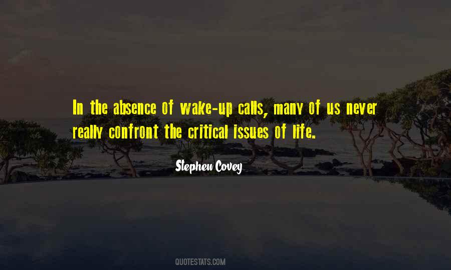 Quotes About Wake Up Calls #1824190
