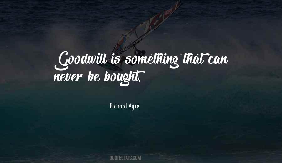 Quotes About Goodwill #1450330