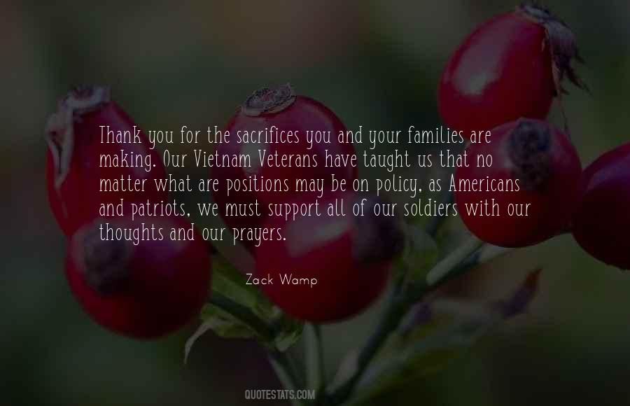 Our Thoughts And Prayers Quotes #1106805