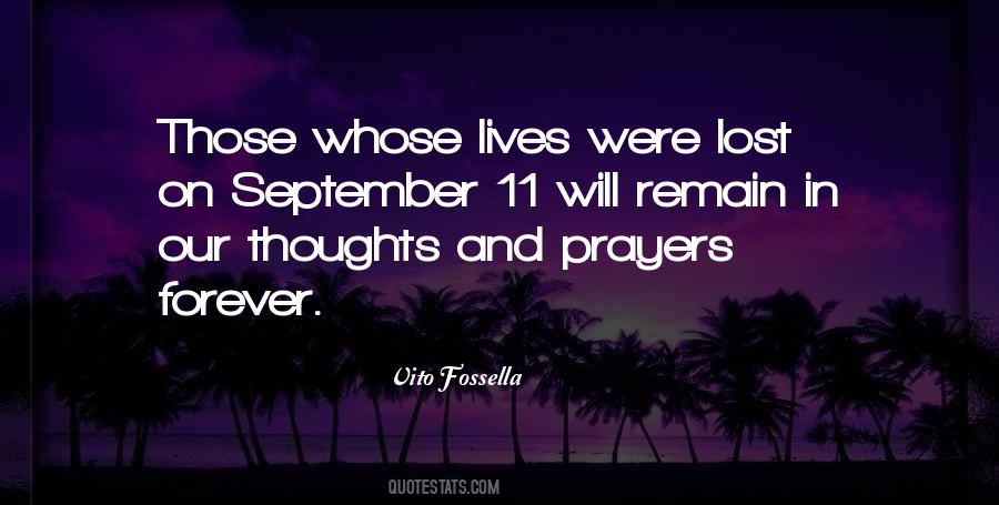 Our Thoughts And Prayers Quotes #327845