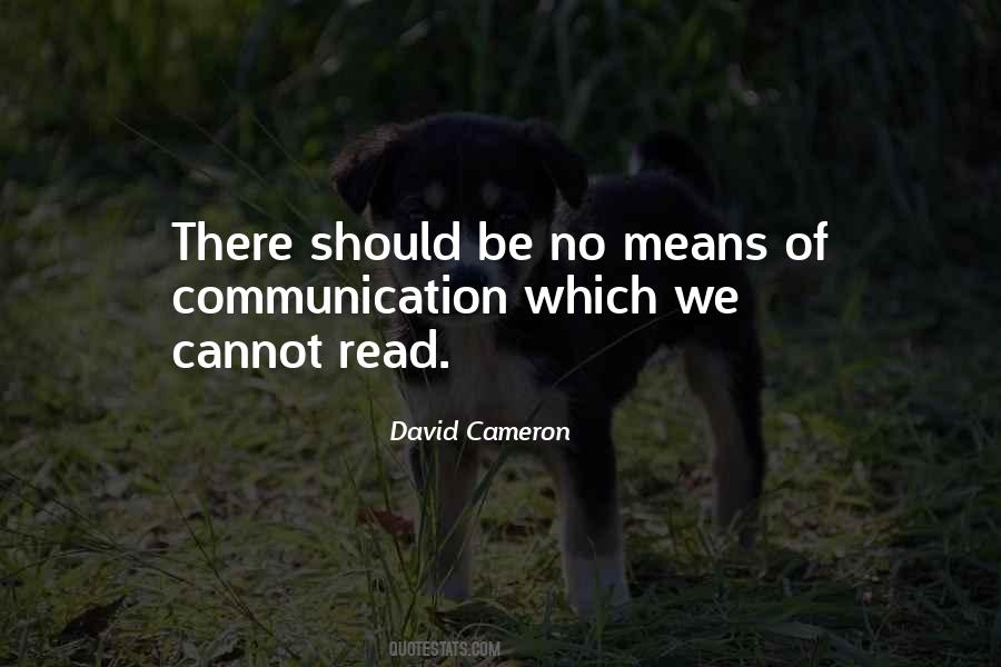 Quotes About Means Of Communication #1756563