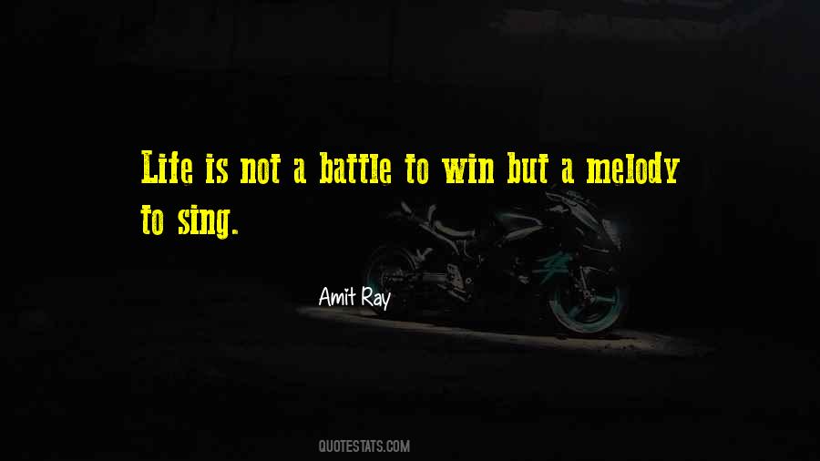 Life Is A Battle Quotes #1005695