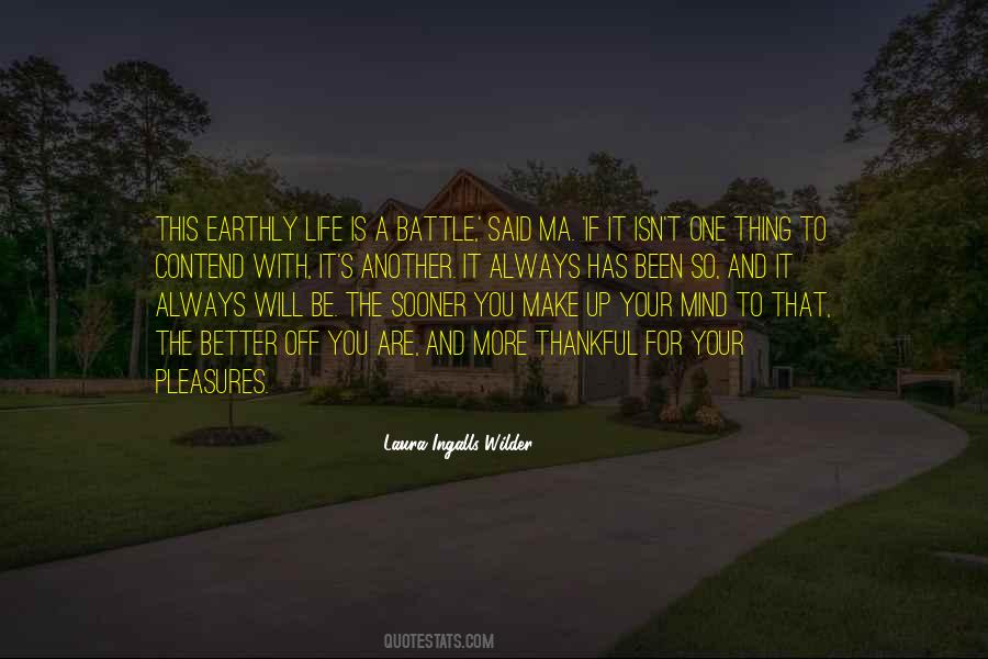 Life Is A Battle Quotes #1061571