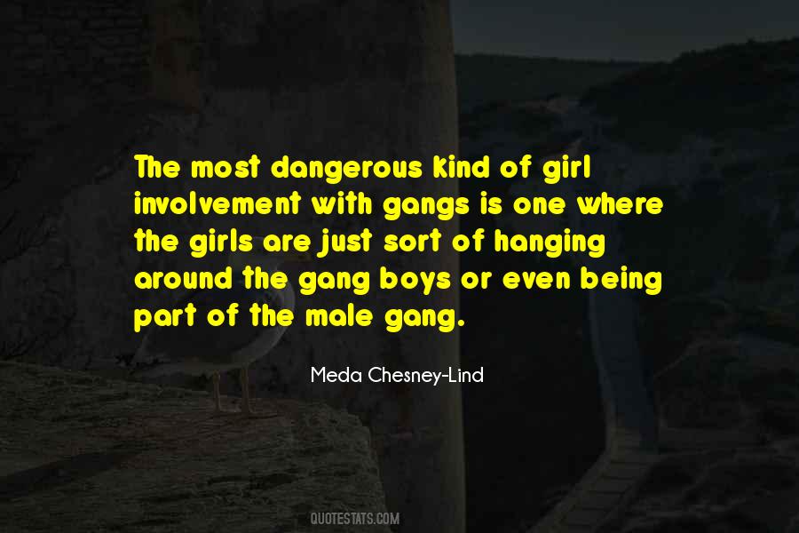 Quotes About Gangs #401187