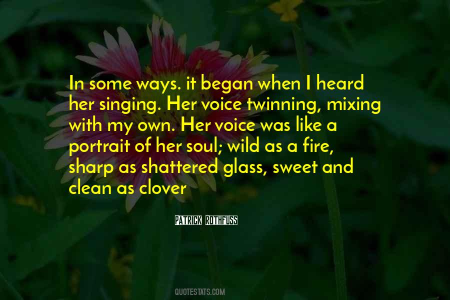 Quotes About A Sweet Voice #343224