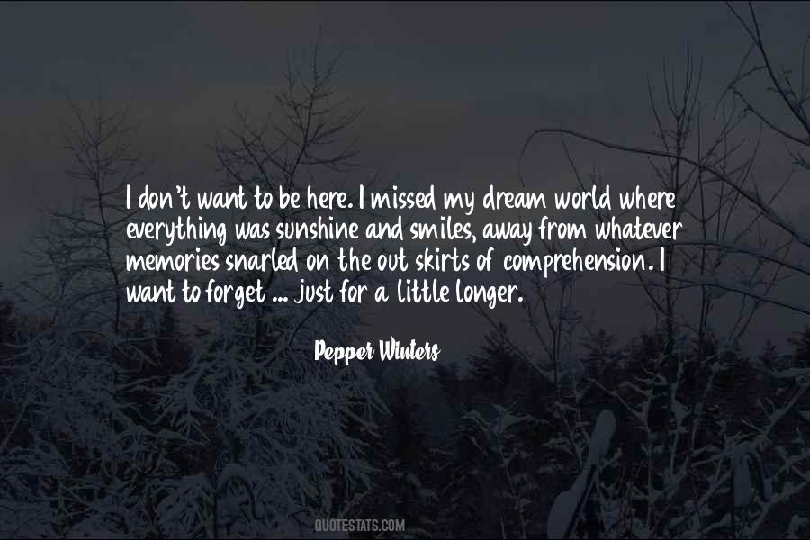 Quotes About Dream World #1823541