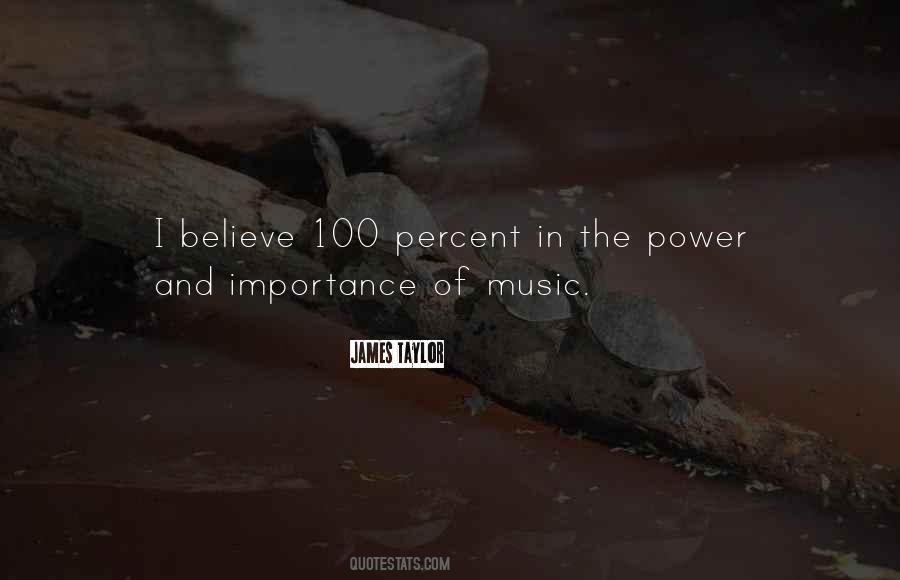 Quotes About Importance Of Music #1643278