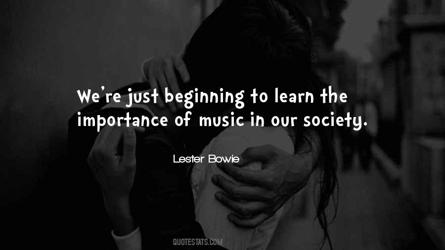 Quotes About Importance Of Music #556594