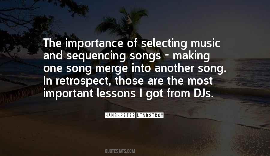 Quotes About Importance Of Music #655216