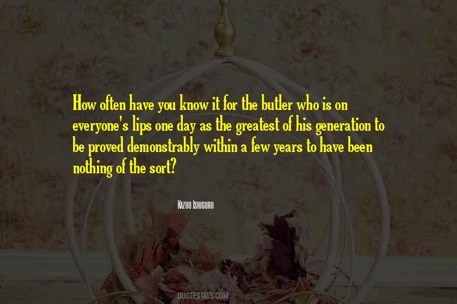 Quotes About The Butler #1723326