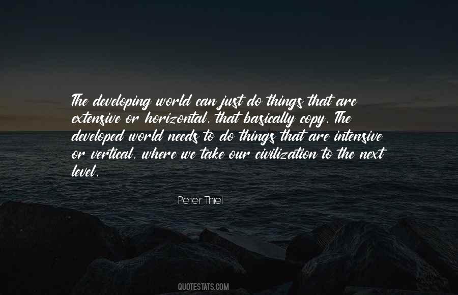 Quotes About The Developing World #1107130