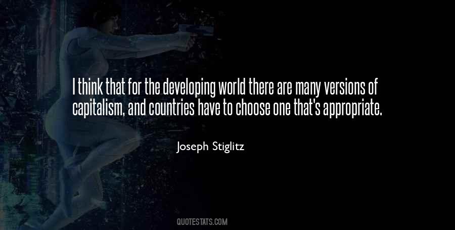 Quotes About The Developing World #1424960