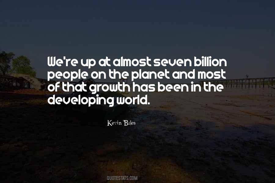 Quotes About The Developing World #1443184
