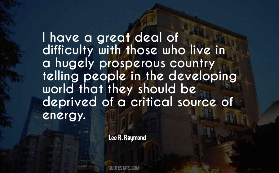 Quotes About The Developing World #711204