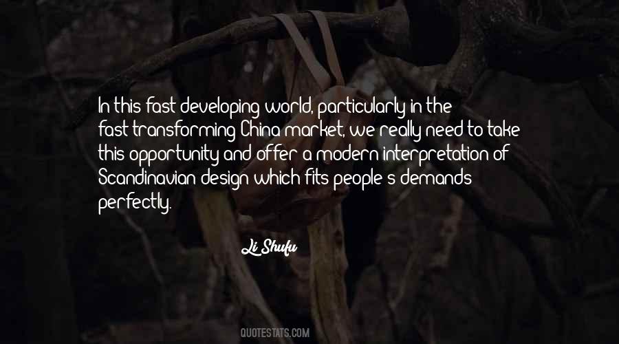 Quotes About The Developing World #75578