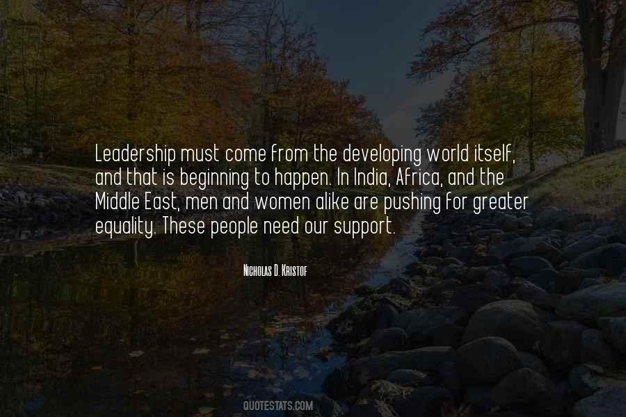 Quotes About The Developing World #982932