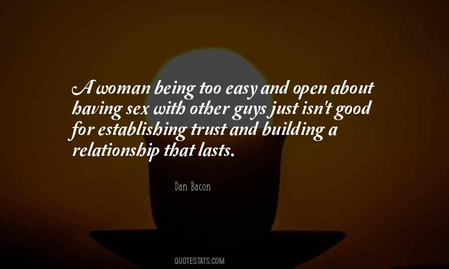 Quotes About Establishing Trust #615128