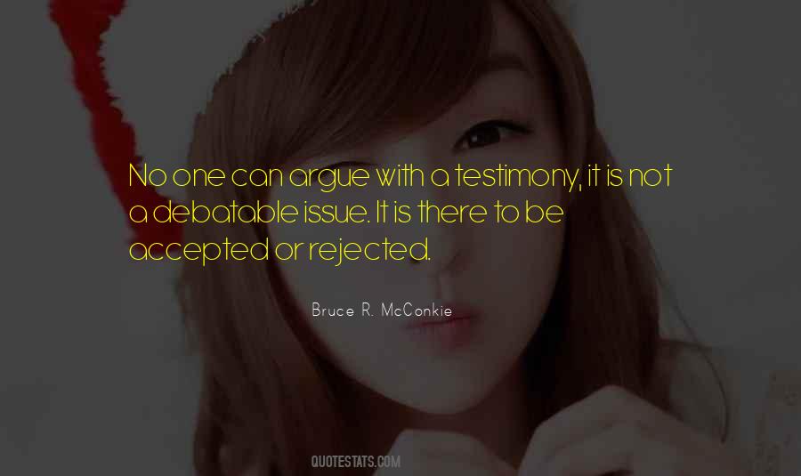 Quotes About Testimony #1004085