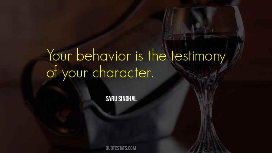 Quotes About Testimony #1371693