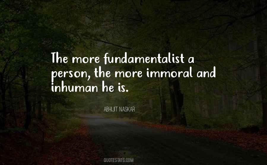 Quotes About Immoral Behavior #1502124