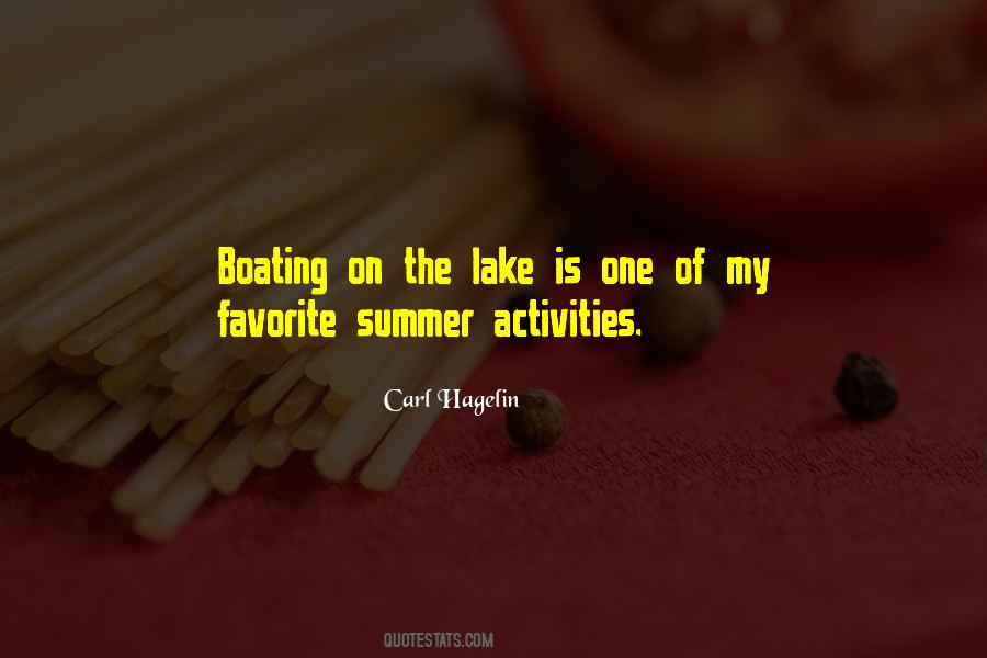 Quotes About Summer Activities #1158303