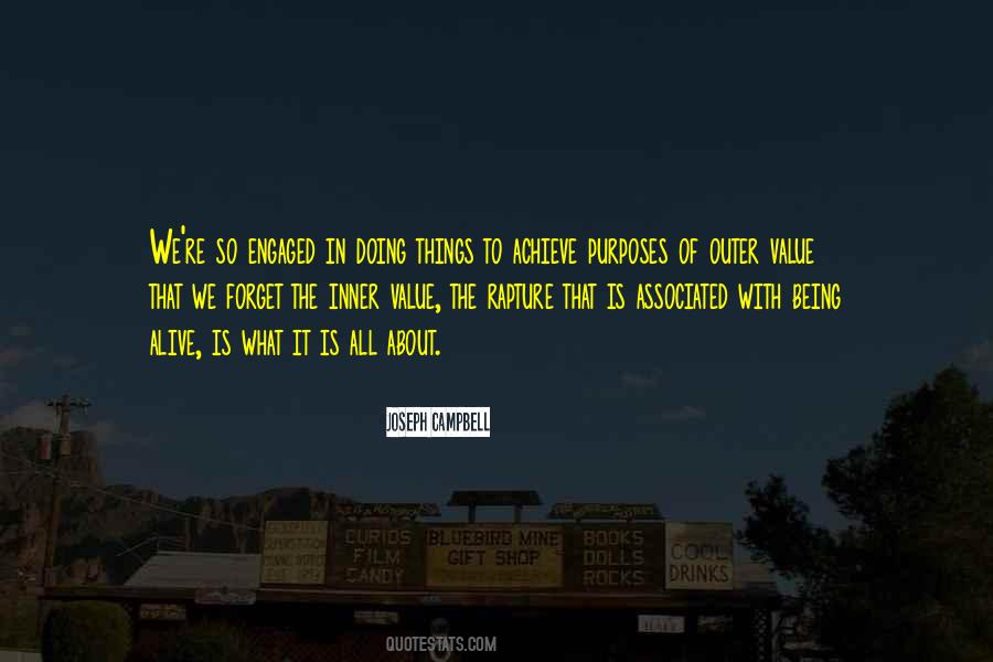 Value Of Things In Life Quotes #1574305