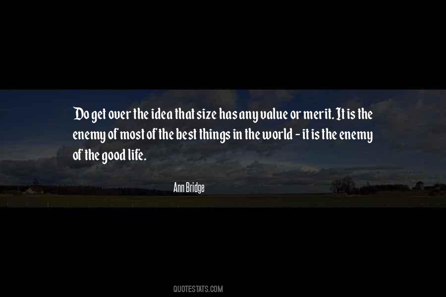 Value Of Things In Life Quotes #1678372