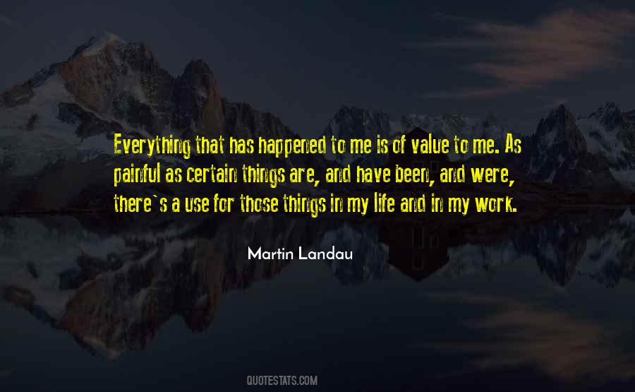 Value Of Things In Life Quotes #832179