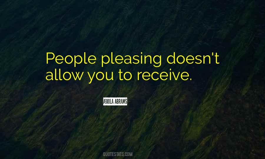 Quotes About People Pleasing #1718009