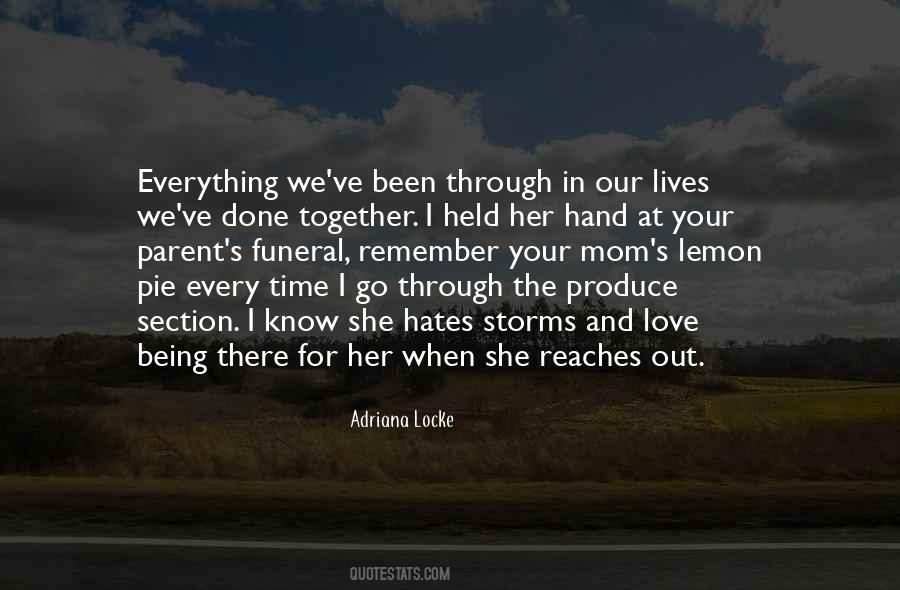 Quotes About Storms And Love #1675009