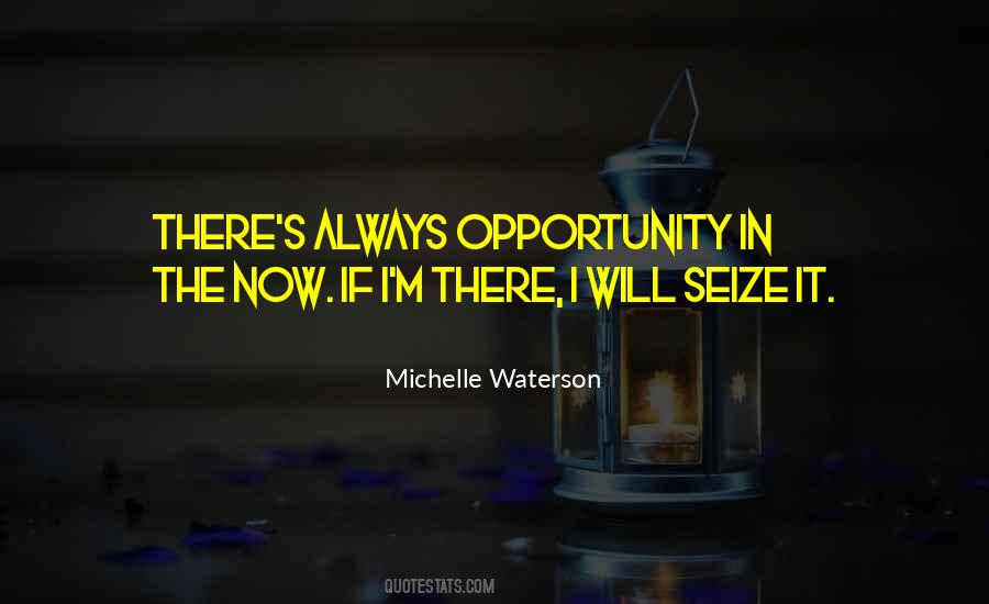 Quotes About Seize The Opportunity #244822